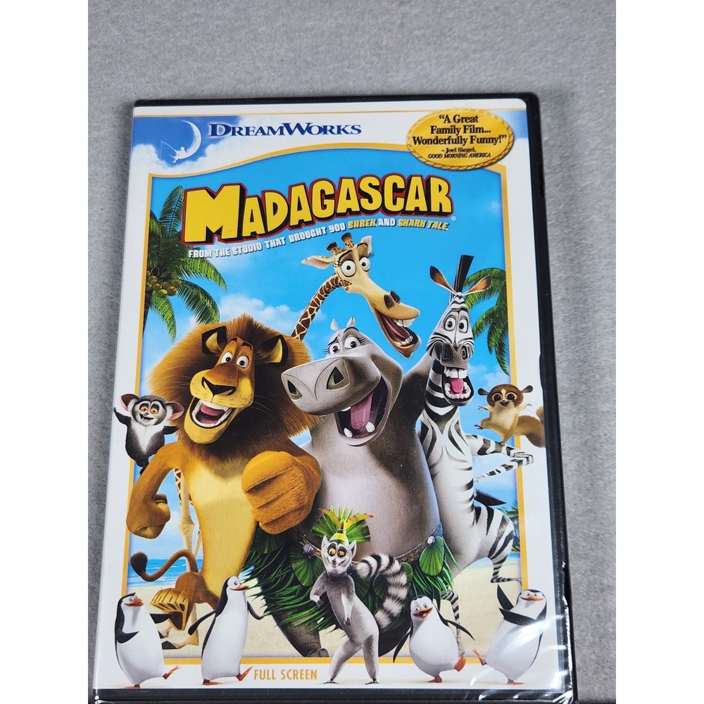 Madagascar DVD Full Screen BRAND NEW DreamWorks Ben Stiller Chris Rock 2005